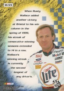 1999 Press Pass Stealth - SST Cars #SS 9 Rusty Wallace's Car Back