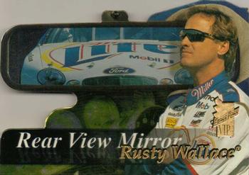 1999 Press Pass VIP - Rear View Mirror #RM 8 Rusty Wallace Front