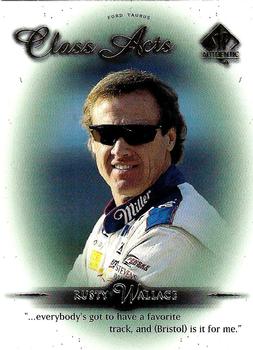 1999 SP Authentic #64 Rusty Wallace Front