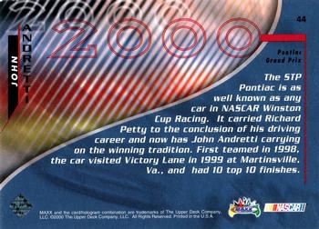 2000 Maxx #44 John Andretti's Car Back