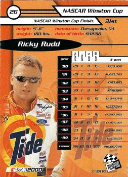 2000 Press Pass #26 Ricky Rudd Back