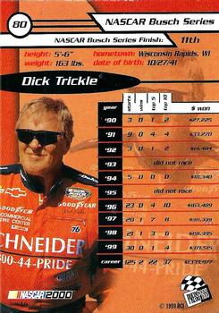 2000 Press Pass #80 Dick Trickle Back