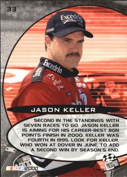 2000 Press Pass Optima #33 Jason Keller Back