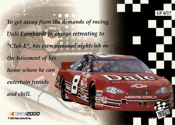 2000 Press Pass Optima - G-Force #GF 6 Dale Earnhardt Jr. Back