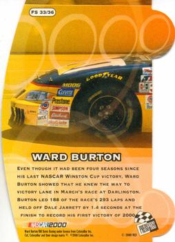 2000 Press Pass Stealth - Fusion #FS 33 Ward Burton Back