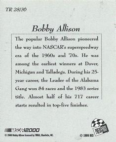 2000 Press Pass - Techno-Retro #TR 28 Bobby Allison Back