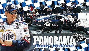 2000 Press Pass Trackside - Panorama #P 30 Rusty Wallace Front
