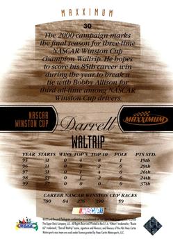 2000 Maxximum #30 Darrell Waltrip Back