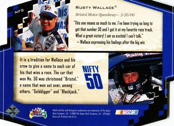 2000 Maxximum - Nifty Fifty #NF5 Rusty Wallace Back