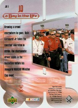 2000 Upper Deck Victory Circle - A Day in The Life: Dale Earnhardt Jr. #JR 1 Dale Earnhardt Jr. Back