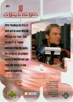 2000 Upper Deck Victory Circle - A Day in The Life: Dale Earnhardt Jr. #JR 6 Dale Earnhardt Jr. Back