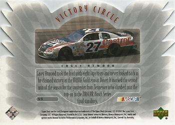 2000 Upper Deck Victory Circle - Victory Circle #V5 Casey Atwood Back