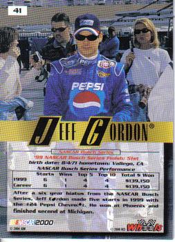 2000 Wheels High Gear #41 Jeff Gordon Back