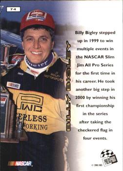 2001 Press Pass #74 Billy Bigley Back