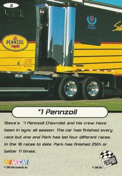 2001 Press Pass Stealth #2 #1 Pennzoil Back