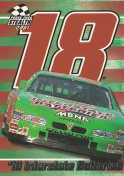 2001 Press Pass Stealth #20 #18 Interstate Batteries Front