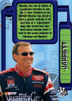 2001 Press Pass - Velocity #VL 3 Dale Jarrett Back