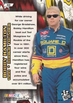 2001 Press Pass VIP #32 Bobby Hamilton Back