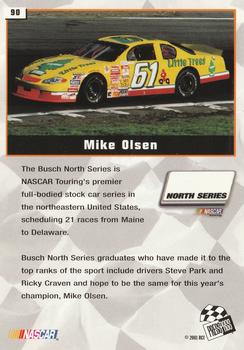 2002 Press Pass #90 Mike Olsen Back