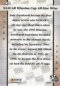 2002 Press Pass - Dale Earnhardt By The Numbers #DE 27 Dale Earnhardt - Three Back