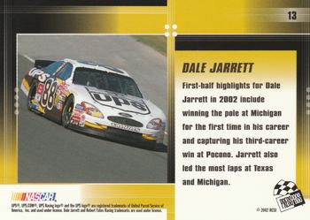 2002 Press Pass Optima #13 Dale Jarrett Back