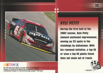 2002 Press Pass Optima #23 Kyle Petty Back