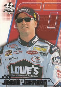 2002 Press Pass Stealth #37 Jimmie Johnson Front