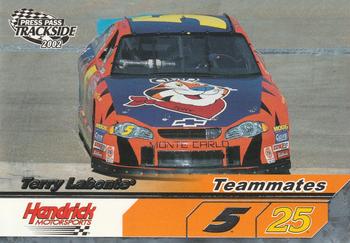 2002 Press Pass Trackside #84 Terry Labonte Front
