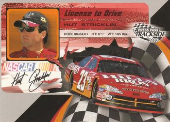 2002 Press Pass Trackside - License to Drive #LD 33 Hut Stricklin Front