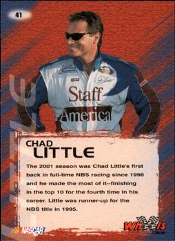 2002 Wheels High Gear #41 Chad Little Back