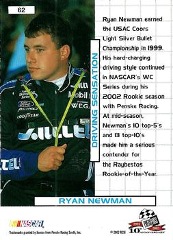 2003 Press Pass #62 Ryan Newman Back