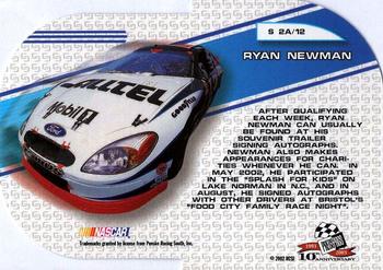 2003 Press Pass - Showman #S 2A Ryan Newman Back