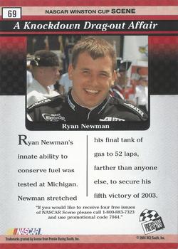 2004 Press Pass Eclipse #69 Ryan Newman Back