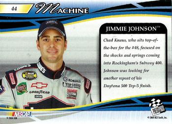 2004 Press Pass Premium #44 Jimmie Johnson's Car Back