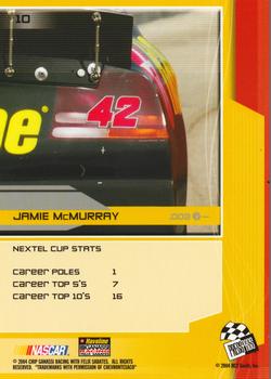 2004 Press Pass Stealth #10 Jamie McMurray Back