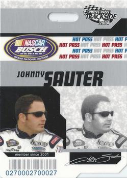 2004 Press Pass Trackside - Hot Pass #HP 25 Johnny Sauter Front