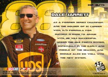 2004 Press Pass Trackside - Hot Pursuit #HP 8 Dale Jarrett Back