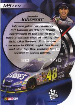 2004 Press Pass VIP - Making The Show #MS 23 Jimmie Johnson Back