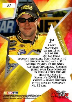 2004 Wheels American Thunder #37 Matt Kenseth Back