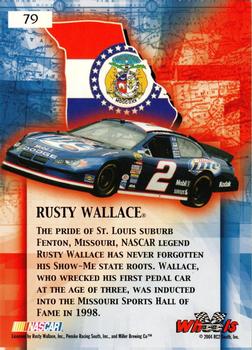 2004 Wheels American Thunder #79 Rusty Wallace Back