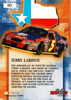 2004 Wheels American Thunder #80 Terry Labonte Back