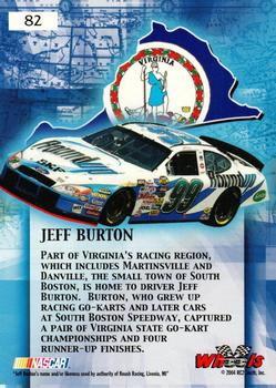 2004 Wheels American Thunder #82 Jeff Burton Back