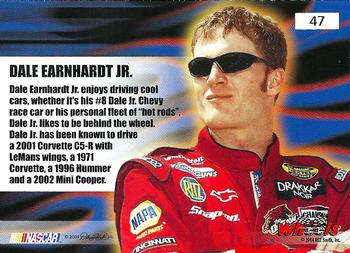 2004 Wheels American Thunder #47 Dale Earnhardt Jr. Back