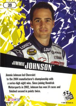 2005 Press Pass Stealth #39 Jimmie Johnson Back