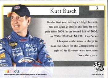 2006 Press Pass VIP #3 Kurt Busch Back