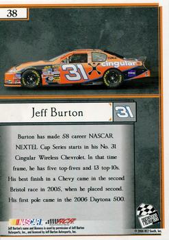 2006 Press Pass VIP #38 Jeff Burton's Car Back