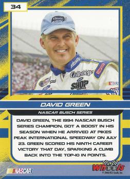 2006 Wheels High Gear #34 David Green Back