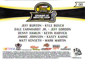 2007 Press Pass #00 Cup Chase Top 10 Back
