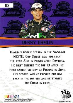 2007 Press Pass #112 Denny Hamlin Back