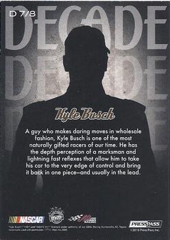 2010 Press Pass Eclipse - Decade #D 7 Kyle Busch Back